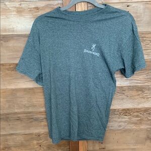 Browning Gray Short Sleeve Tee Soft Casual Essential